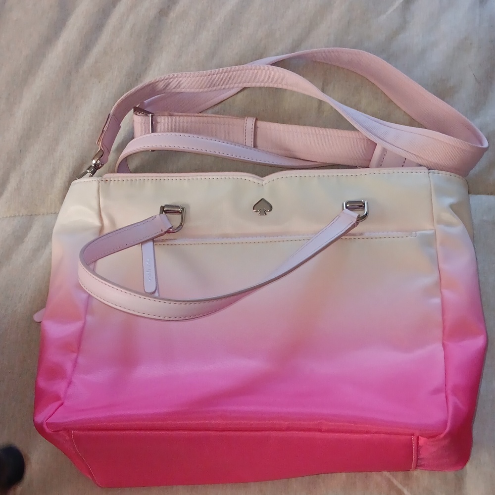 Kate Spade Jae Nylon Satchel Pink Ombre.